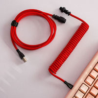8K EVA Fishnet Keyboard Cable – China Red