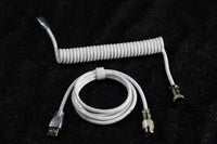 8K EVA Fishnet Keyboard Cable – Pure White