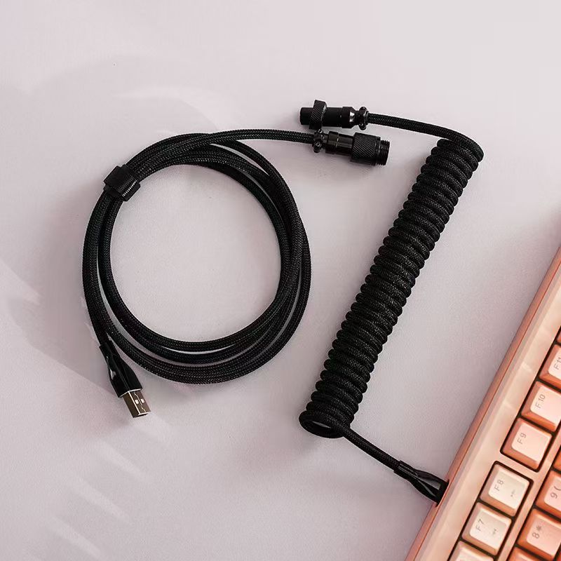 8K EVA Fishnet Keyboard Cable – Black