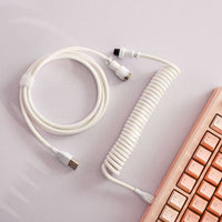 8K EVA Fishnet Keyboard Cable – White Brocade