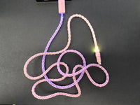 8K Crystal Purple EVA Two-Piece Keyboard Cable