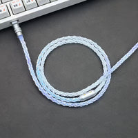 D27 Detachable Aviation Keyboard Cable – Silver