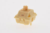 Single Keygeek Butter Bear linear switch on white background