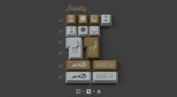 KEYKOBO Khonsu ABS Double-Shot Keycap Set Instock