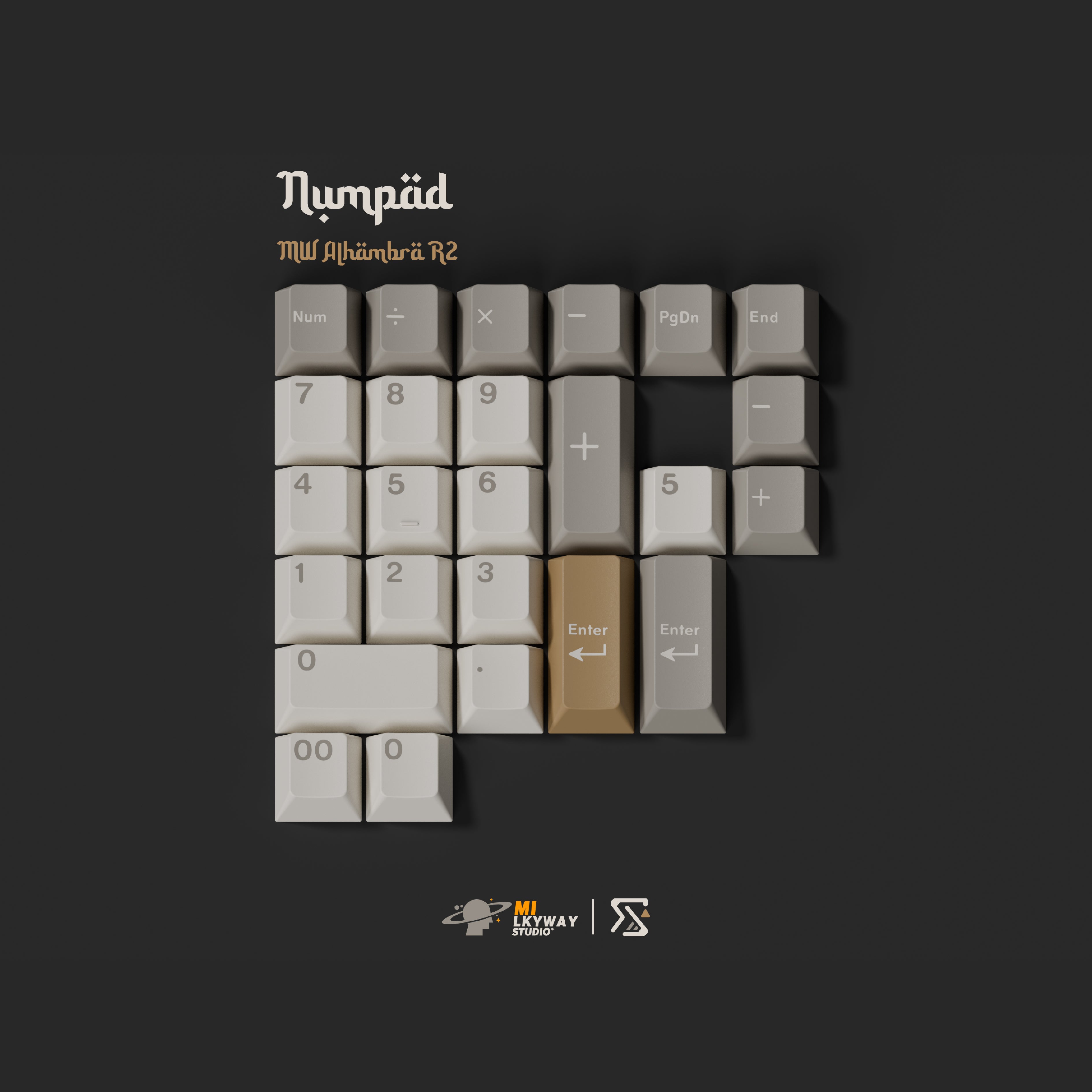 MW ALHAMBRA PBT DOUBLE-SHOT KEYCAP SET R2 - Thumbnail 3