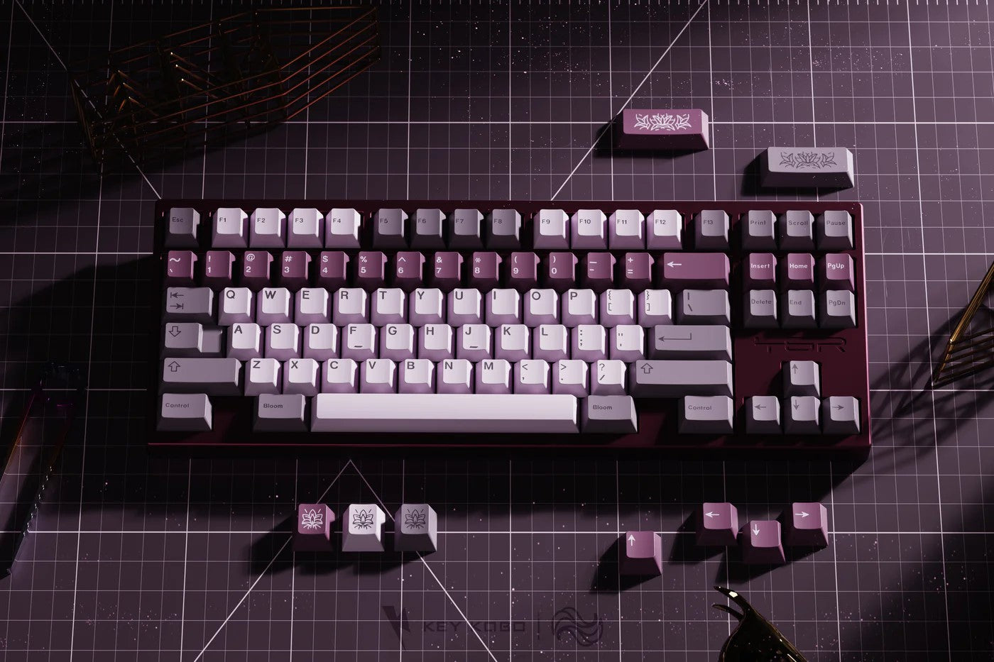 PRE-ORDER KEYKOBO BLOOM ABS DOUBLE-SHOT KEYCAP SET