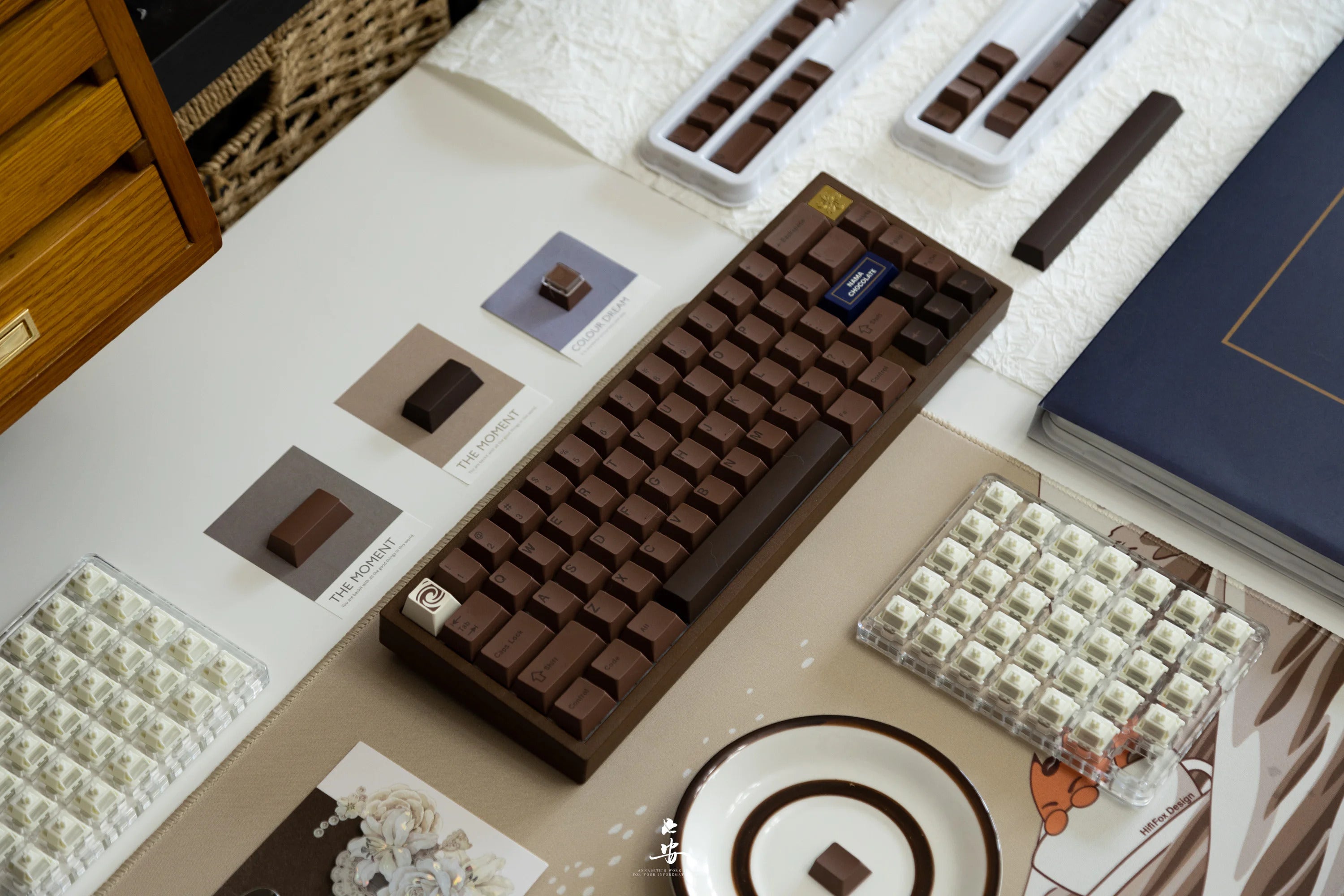 KEYKOBO NAMA CHOCOLATE KEYCAP SET - Thumbnail 3