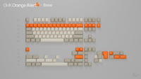 GMK Orange Alert Base kit