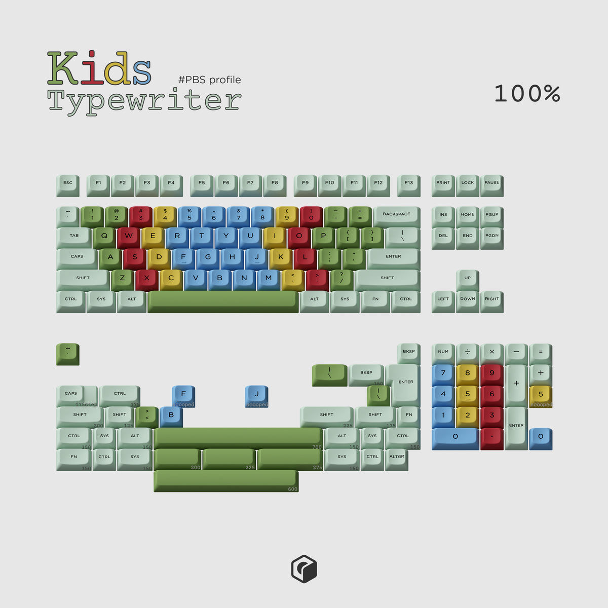 PBS Kids Typewriter Base kit contents