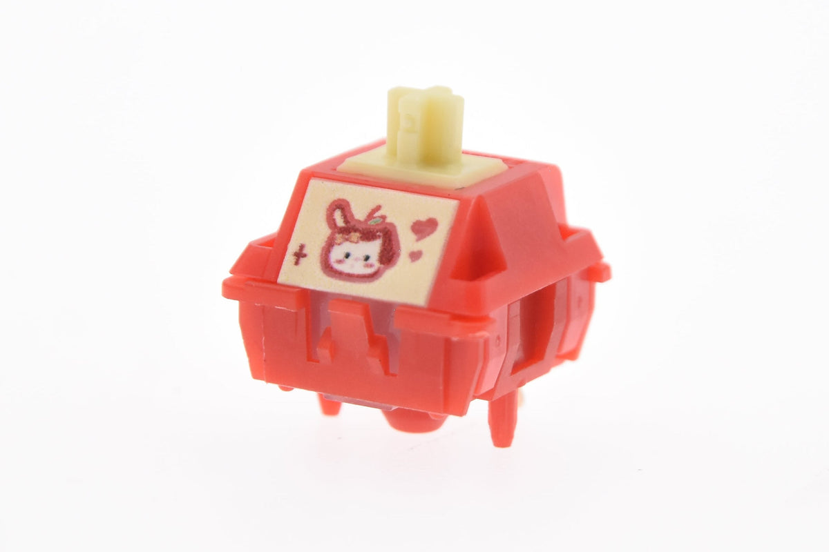 Wingtree Tiny Apple linear switch, single switch on white background