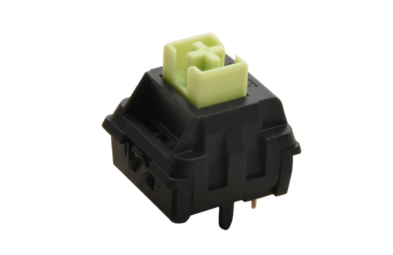 WEKT XCJZ GREEN MUSTARD W LINEAR SWITCH FACTORY LUBED (10 PCS)