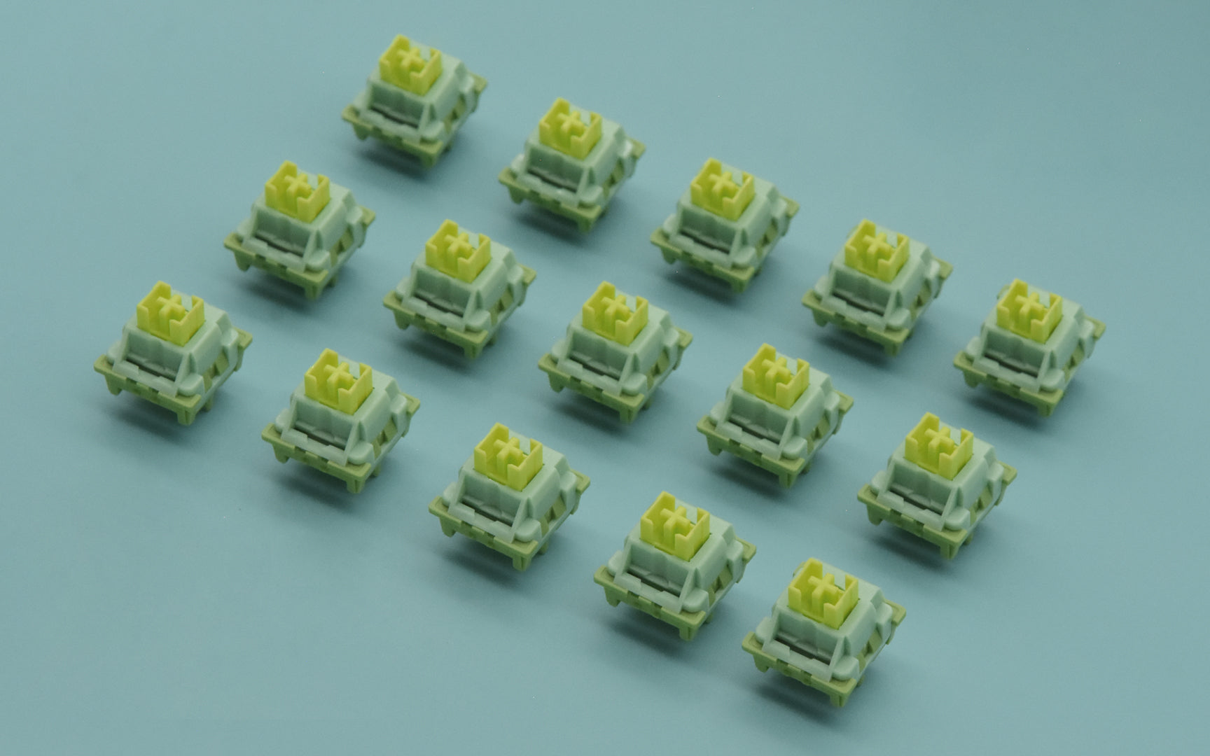 OUTEMU SILENT LIME V2 TACTILE SWITCH FACTORY LUBED EDITION (10PCS)
