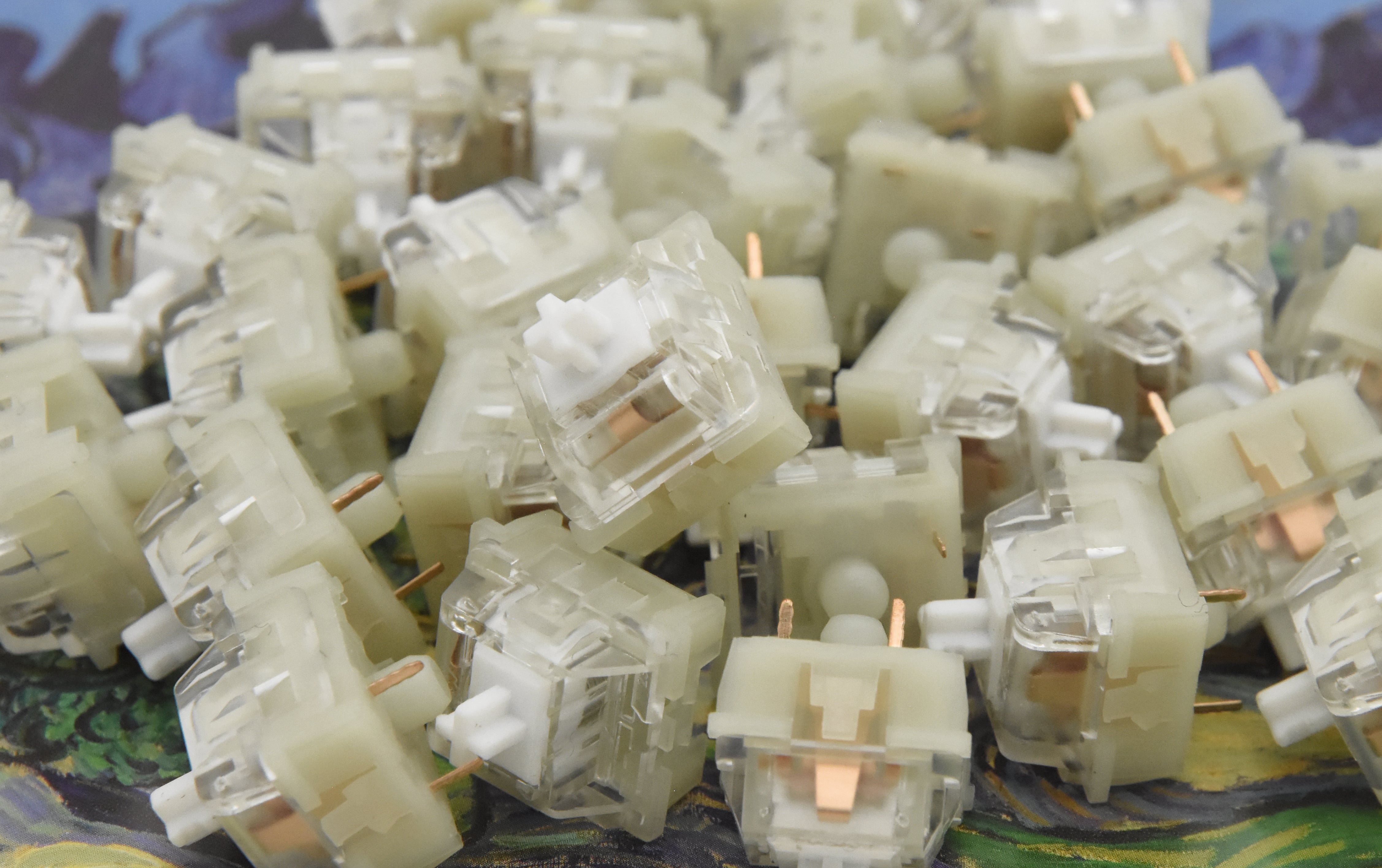 KTT KANG WHITE V3 LINEAR SWITCH FACTORY LUBED EDITION (10PCS)
