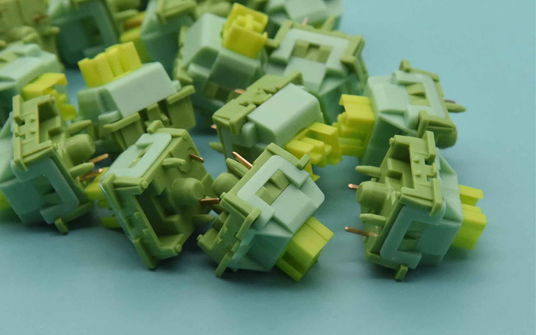 OUTEMU SILENT LIME V2 TACTILE SWITCH FACTORY LUBED EDITION (10PCS)