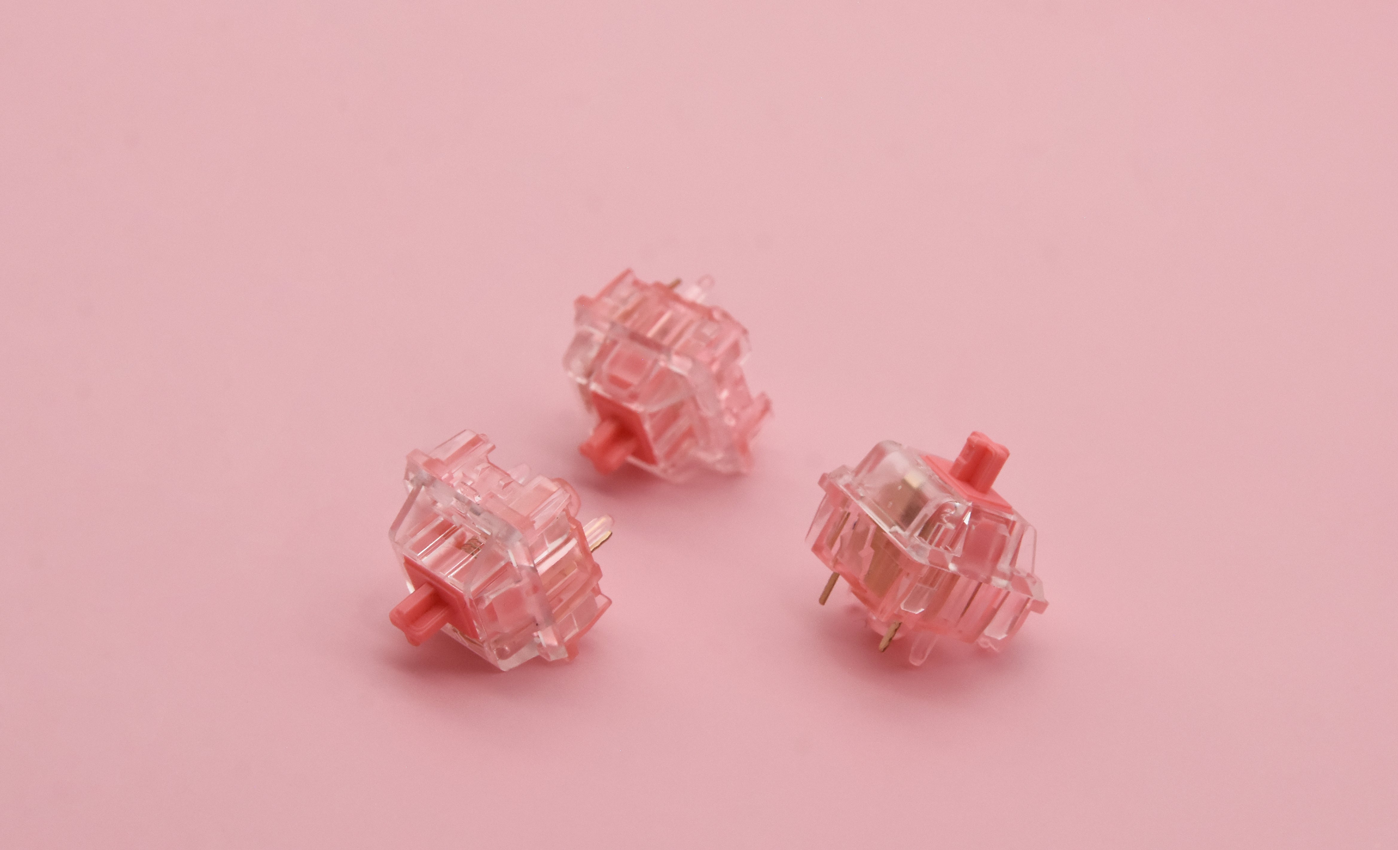 KTT STRAWBERRY LINEAR SWITCH HAND LUBED EDITION (10PCS)