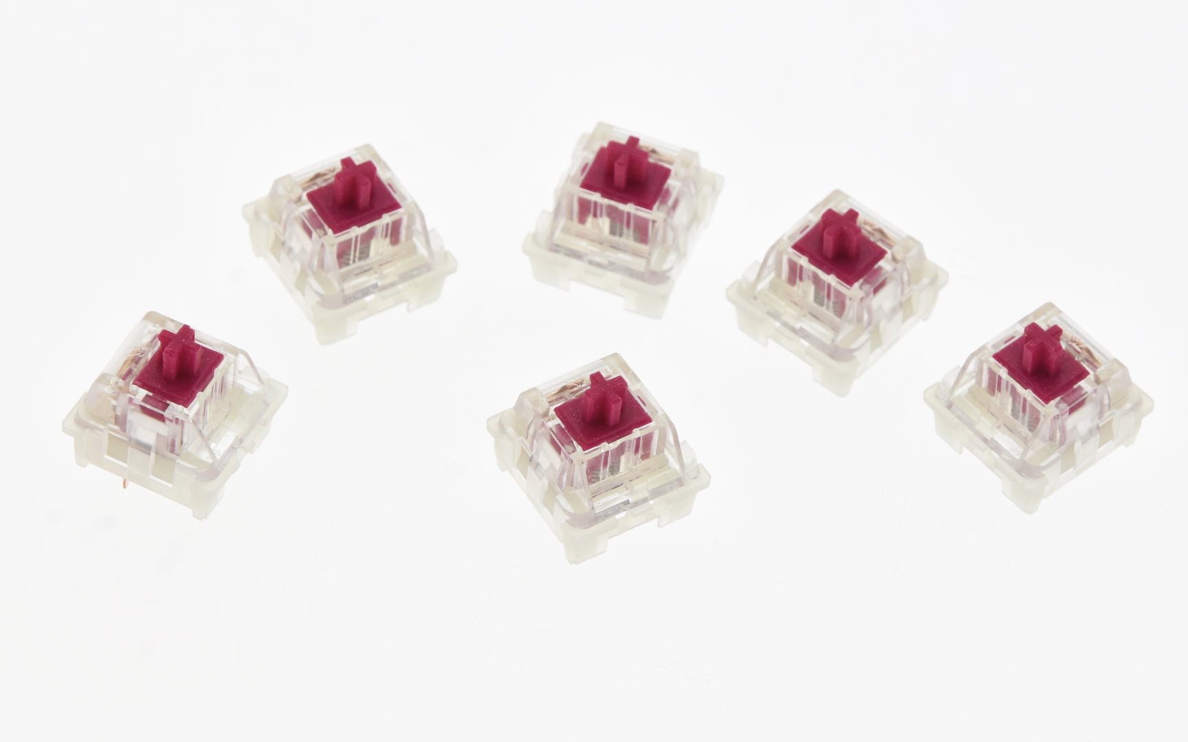 KTT WINE RED LINEAR SWITCH HAND LUBED EDITION (10PCS)