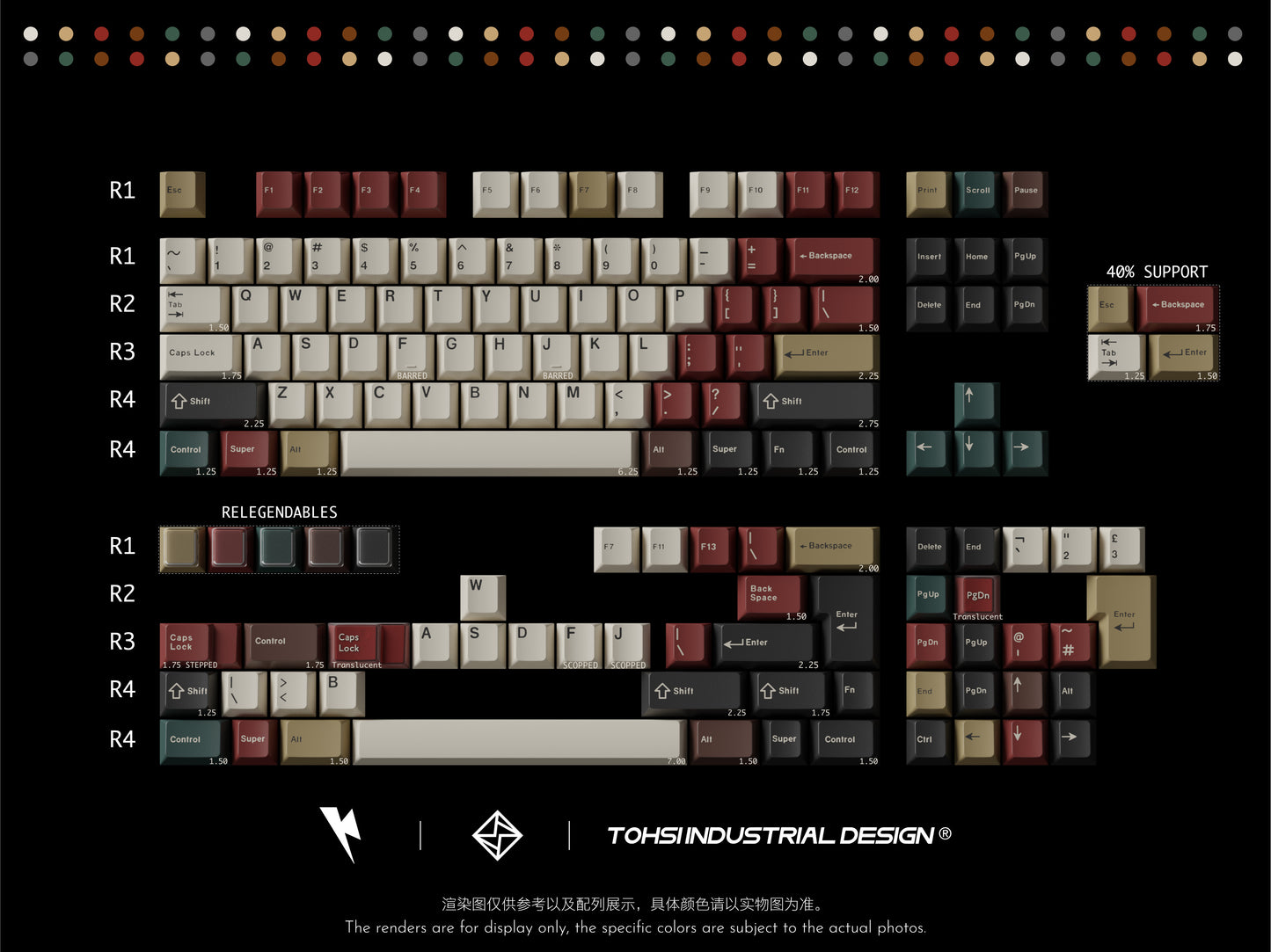 [PRE-ORDER] KEYKOBO RETRO MIXED LIGHTS KEYCAP SET