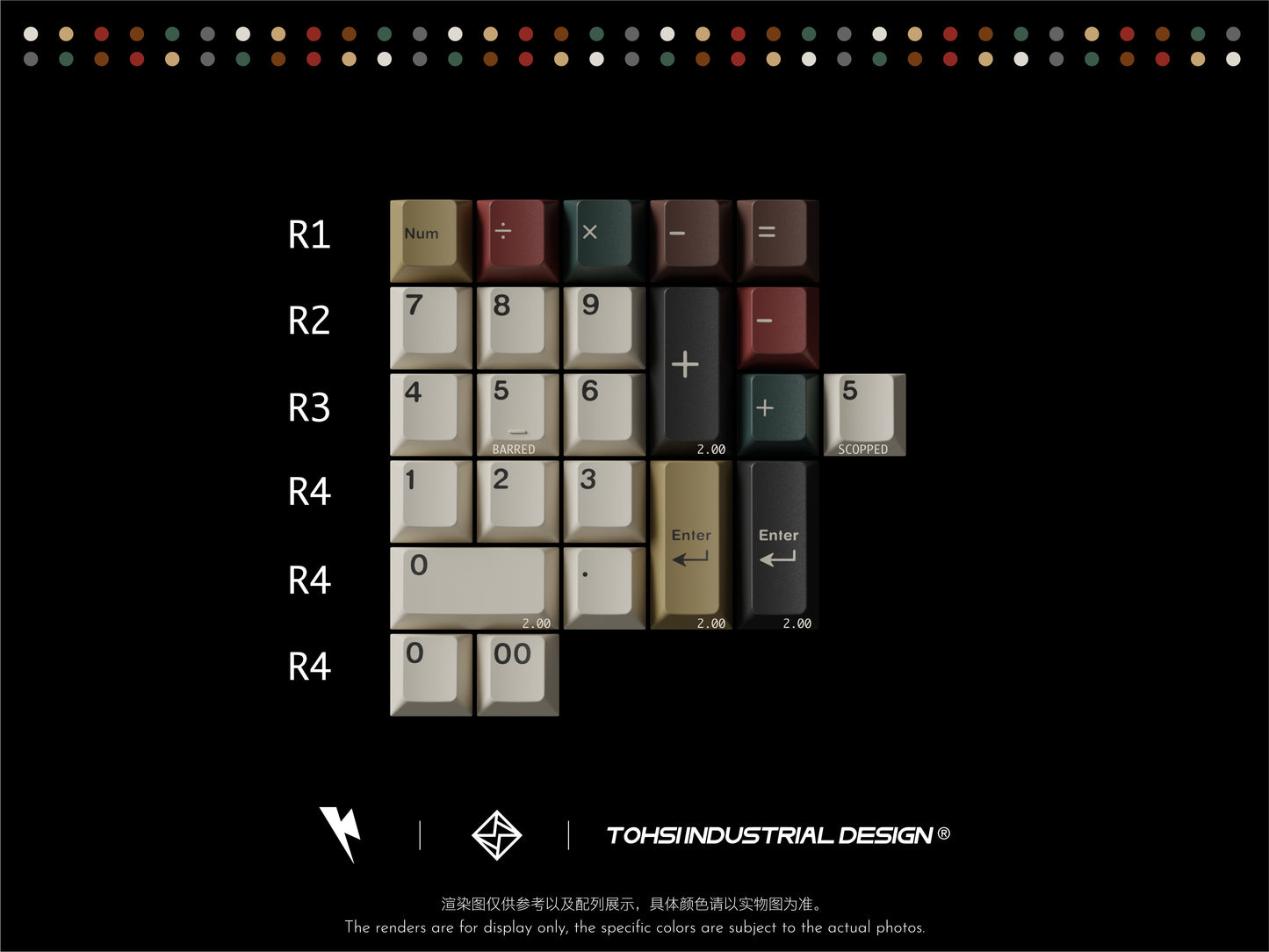 [PRE-ORDER] KEYKOBO RETRO MIXED LIGHTS KEYCAP SET