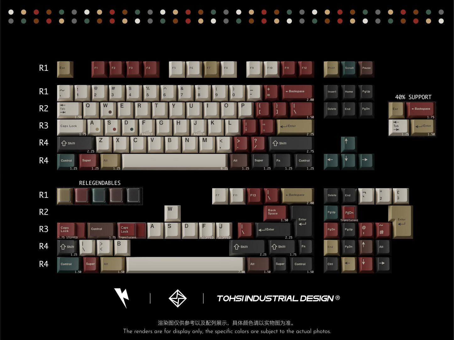 [PRE-ORDER] KEYKOBO RETRO MIXED LIGHTS KEYCAP SET